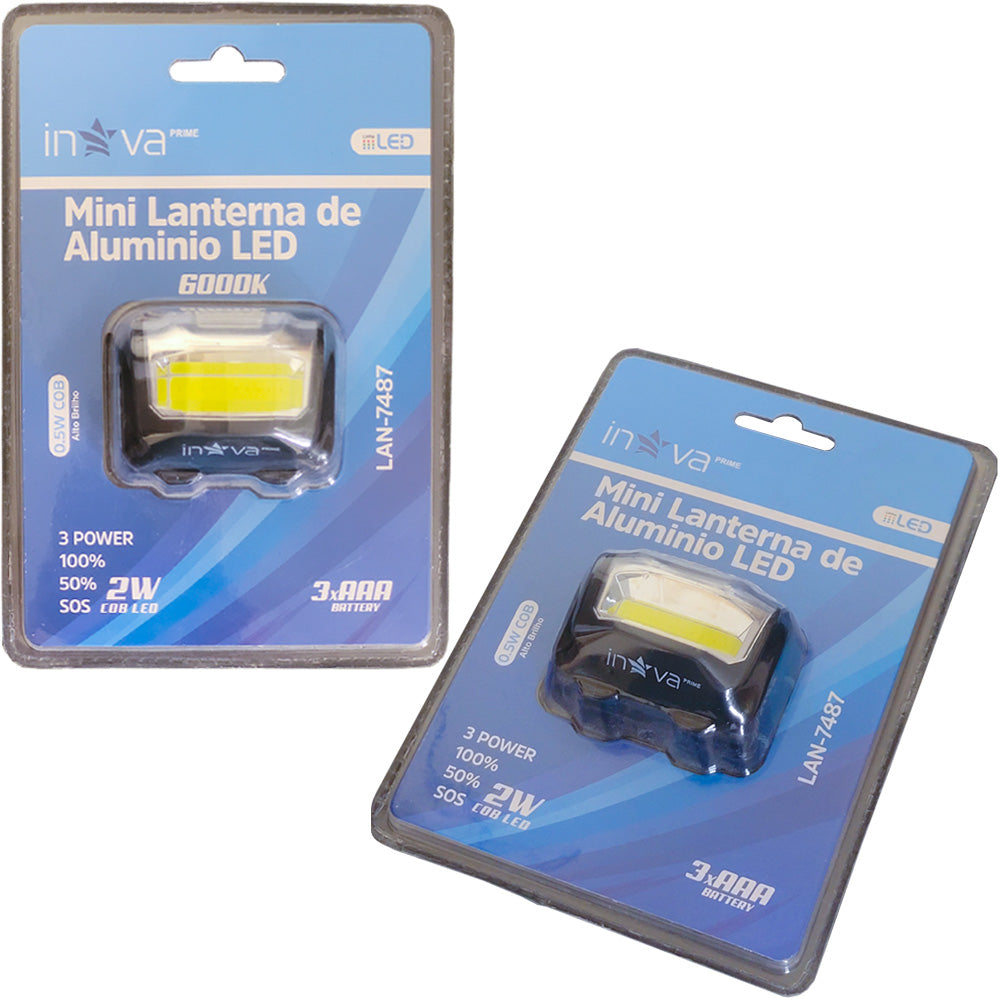 Mini lanterna De Alumínio LED Inova -  Lan-7487